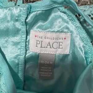 The Children's Place Aqua Lace Dress